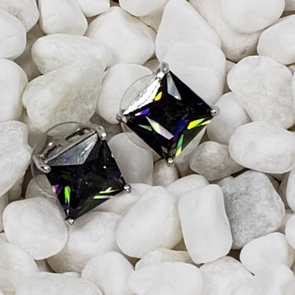 New Rainbow Mystic Topaz Sterling Earrings